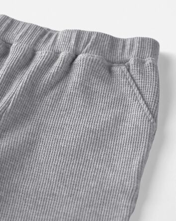 Baby Boy 2-Piece Organic Cotton Waffle Knit Top & Pant Set, 