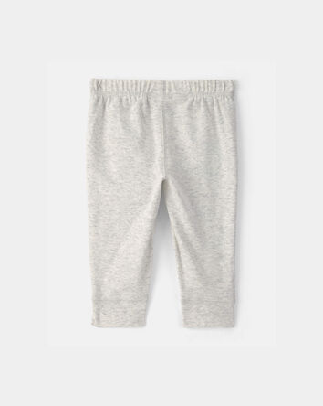 B&eacute;b&eacute; - Emballage 2 pantalons - Ivoire/Gris, 