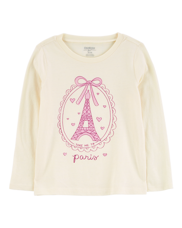 Toddler Paris Long-Sleeve Graphic Tee, 