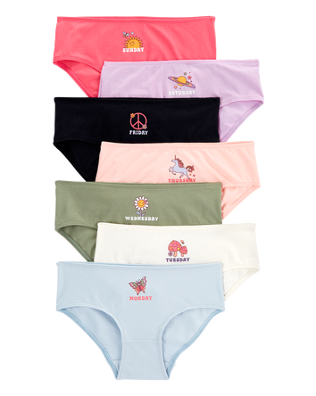 Kid 7-Pack Stretch Cotton Undies, 