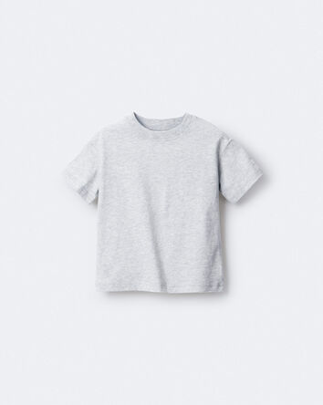 Toddler Short-Sleeve Relaxed Graphic Tee - Heather Grey, 