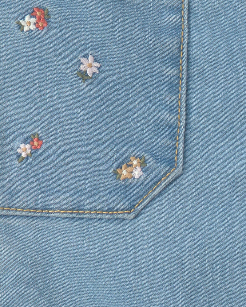Tout-petit fille - Jeans &agrave; jambe large - D&eacute;lav&eacute; clair, image 3 sur 3 diapositives
