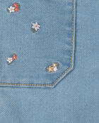 Tout-petit fille - Jeans &agrave; jambe large - D&eacute;lav&eacute; clair, image 3 sur 3 diapositives