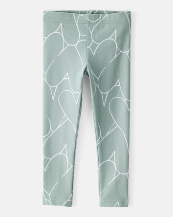 Tout-petit fille - Legging en coton extensible à cœurs , 