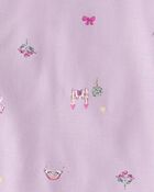 Toddler Girl Fairytale PurelySoft 2-Piece Pyjama Set - Purple, image 4 of 7 slides