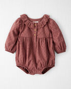 Baby Girl Organic Cotton Prairie Bubble, image 1 of 4 slides