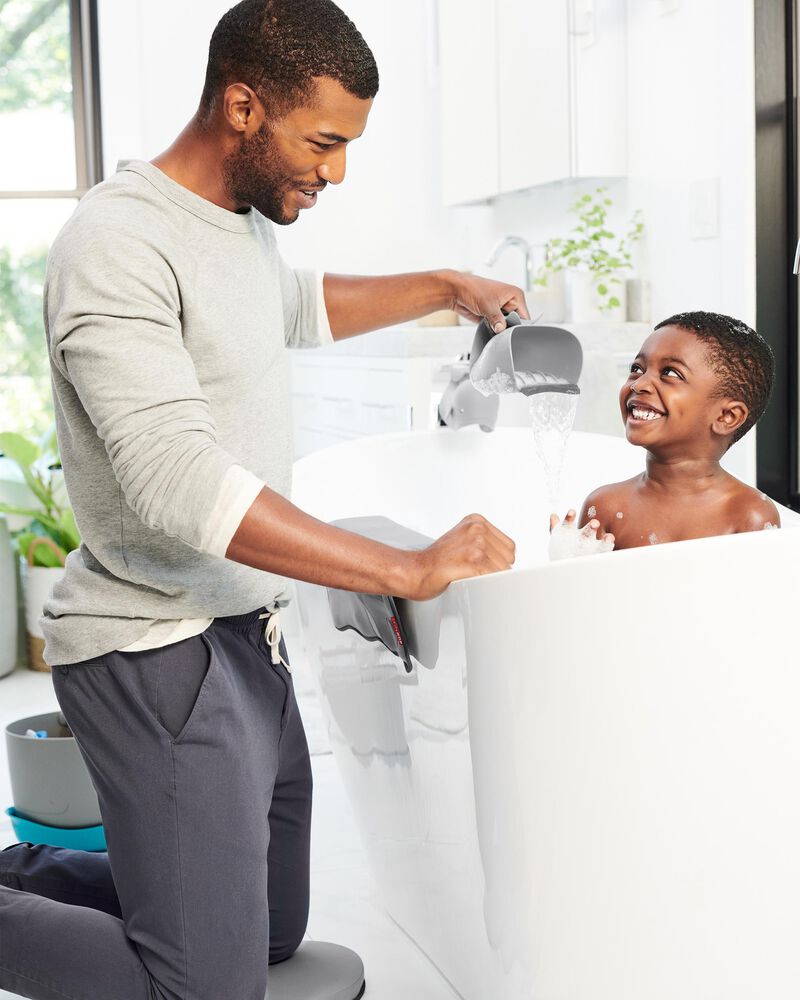 Moby Waterfall Bath Rinser - Grey, image 11 of 14 slides