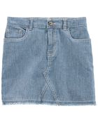 Kid Striped Denim Skirt, image 1 of 2 slides