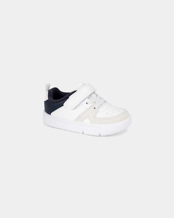 Baby Boy Every Step&reg; First Walker Colour Block Sneakers - Green/White/Tan, 