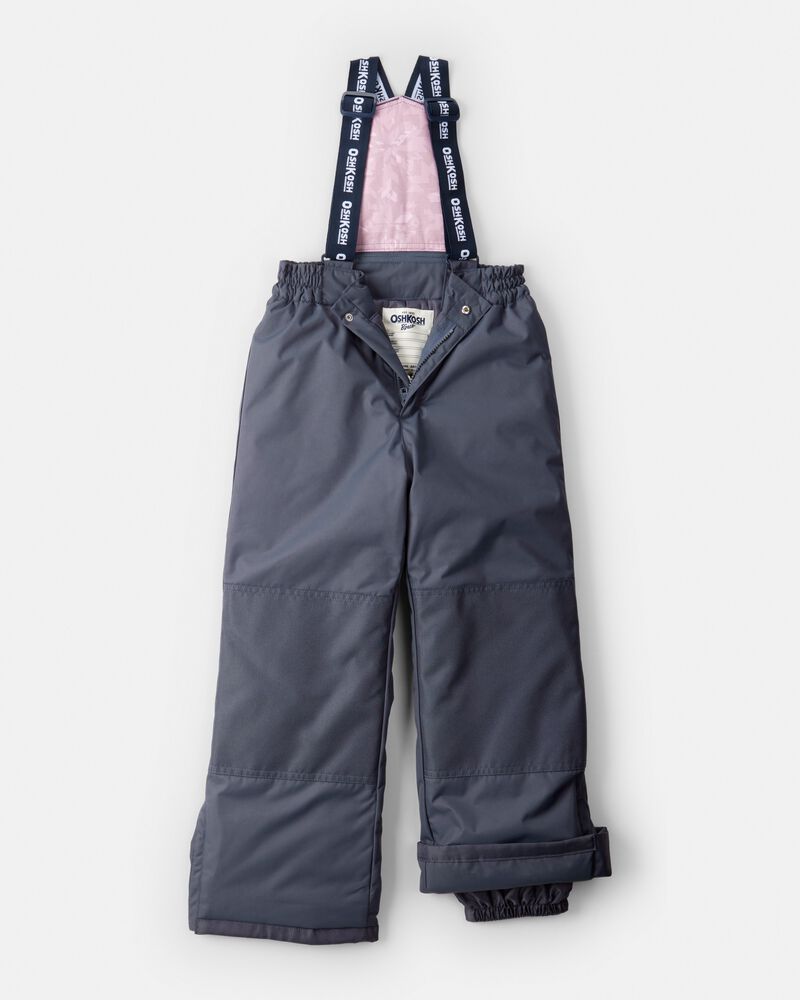 Girls 2-Piece Print Taslan Snowsuit - Rosewood, image 6 of 7 slides