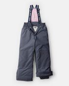 Girls 2-Piece Print Taslan Snowsuit - Rosewood, image 6 of 7 slides