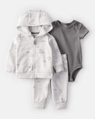 Baby 3-Piece Fairytale Print Little Jacket Set, image 1 of 4 slides