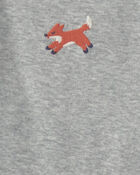 Baby Boy 3-Piece Fox Long-Sleeve Bodysuit & Pant Set - Navy Blue/Grey, image 3 of 5 slides