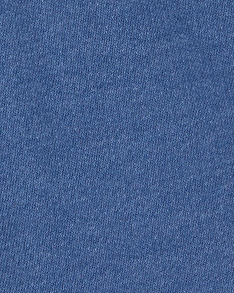 Kid Solid Woven Shorts - Blue, image 3 of 5 slides