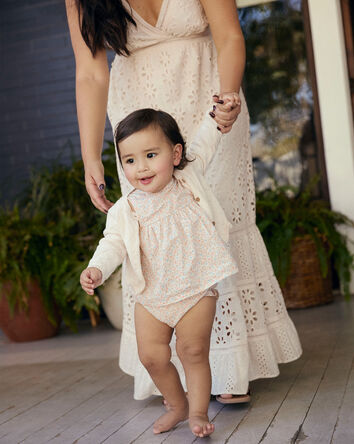 B&eacute;b&eacute; fille - Cardigan - Cr&egrave;me, 