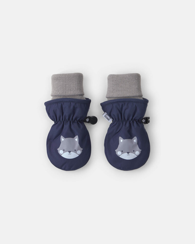 Gar&ccedil;ons - Mitaines b&eacute;b&eacute;s animaux Kombi - Bleu marine, image 1 sur 1 diapositives