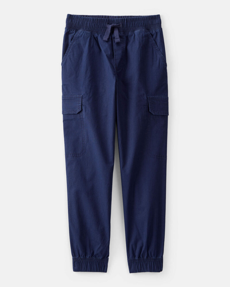 Boys Cotton Fashion Cargo Pants - Navy, image 1 of 5 slides