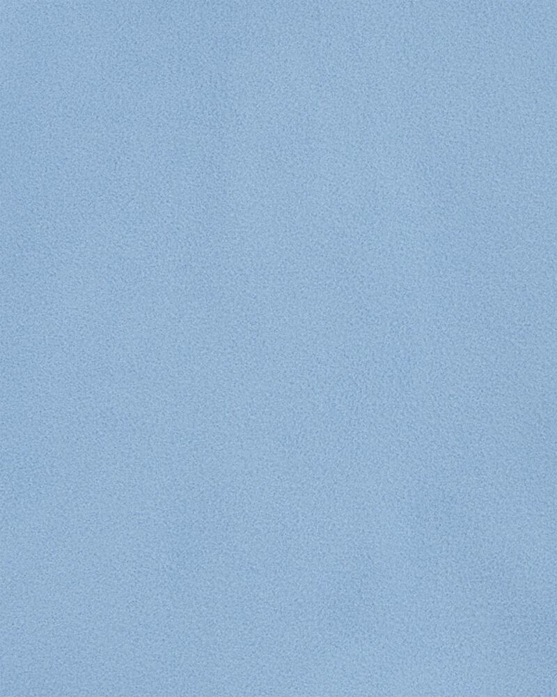 Baby Criss Cross Fleece Hoodie - Blue, image 2 of 3 slides