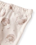 Baby 2-Piece Organic Cotton Ribbed Knit Set in Autumn Grove print, image 2 of 5 slides