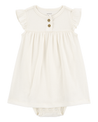 Baby 2-Piece Bodysuit Dress & Cardigan Set, image 2 of 5 slides