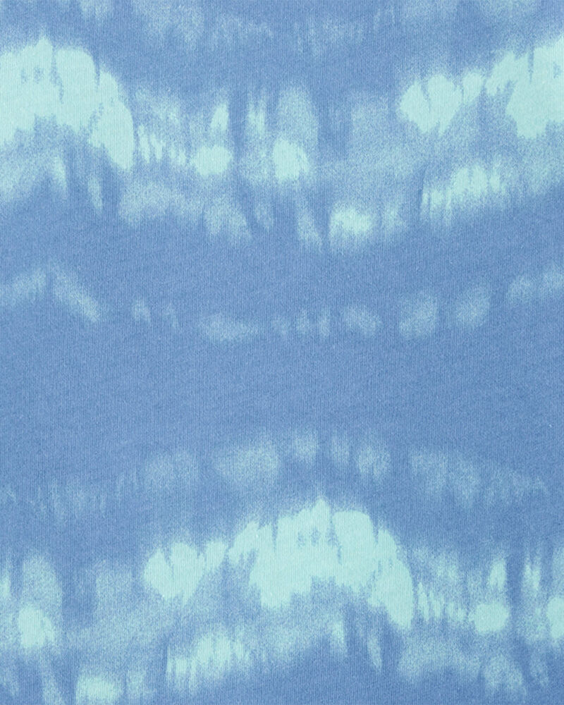 Boys Tie-Dye Cotton-Blend Tee - Blue, image 2 of 3 slides