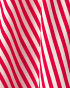 Filles - Jupe-short &agrave; rayures - Rouge/Blanc, image 3 sur 3 diapositives