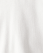 Kid Ribbed Henley  Long-Sleeve Shirt - White, image 2 of 3 slides