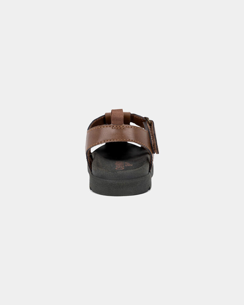 Toddler Boy Sandals - Brown, image 3 of 6 slides