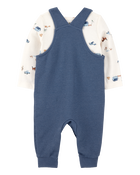 Bébé Ensemble 2 pièces t-shirt à manches longues et salopette isotherme, image 2 sur 7 diapositives