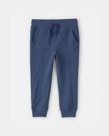 Tout-petit gar&ccedil;on - Pantalon de jogging en jersey bouclette - Bleu, 