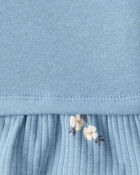 Baby 2-Piece Floral Top & Pant Set - Blue, image 3 of 5 slides