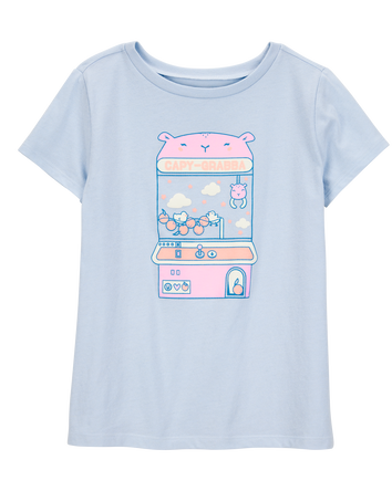 Kid Capy-Grabba Short-Sleeve Graphic Tee - Blue, 
