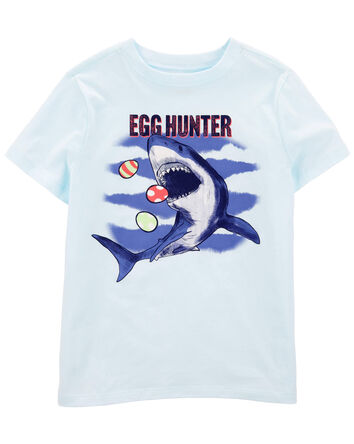 T-shirt à imprimé de requin Egg Hunter Shark, 