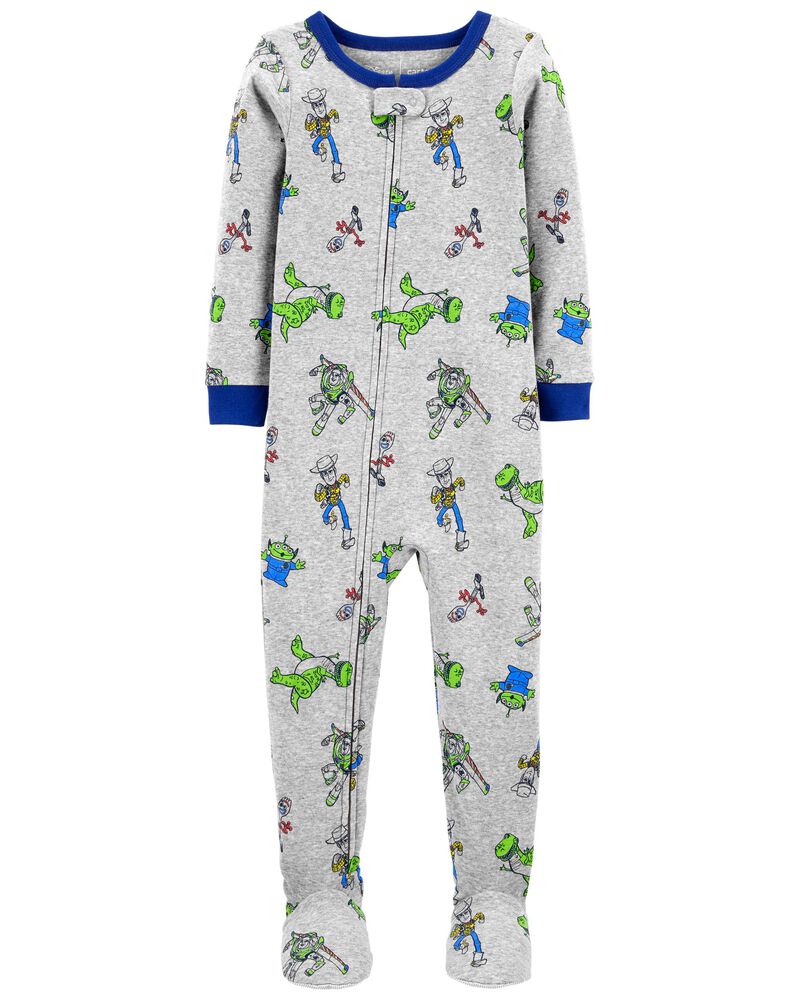 Grey 1-Piece Toy Story 100% Snug Fit Cotton Pyjamas
