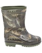 Toddler Dino Print Rain Boots, image 2 of 7 slides