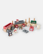 Christmas Train Wooden Toy Set, image 2 of 2 slides