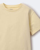 Toddler Rolled Cuff Tee - Yellow, image 5 of 5 slides