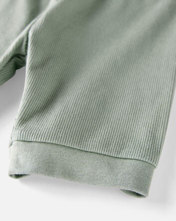Toddler Organic Cotton Pyjama Set in Green, 