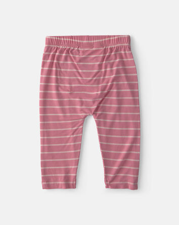 B&eacute;b&eacute; fille - Emballage 2 pantalons PurelySoft🅪 &agrave; motif Woodland &ndash; Rose, 