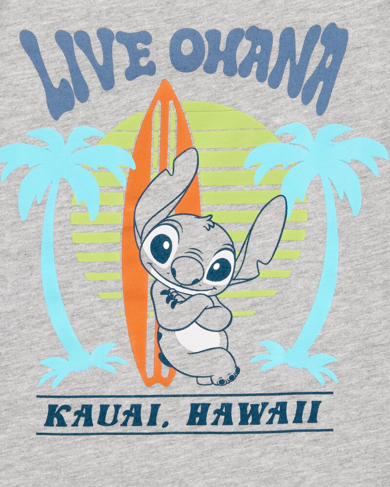 Toddler Stitch Short-Sleeve Graphic Tee - Gray, image 2 of 2 slides