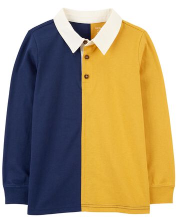 Long-Sleeve Rugby Polo, 