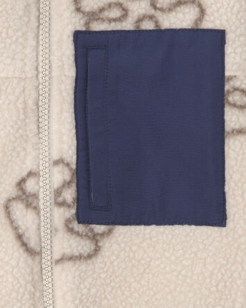 Blouson en molleton &agrave; fermeture &agrave; glissi&egrave;re &agrave; logo  &ndash; Bleu marine, 