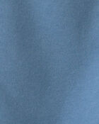 Boys Fleece Drawstring Knit Joggers - Blue, image 3 of 4 slides