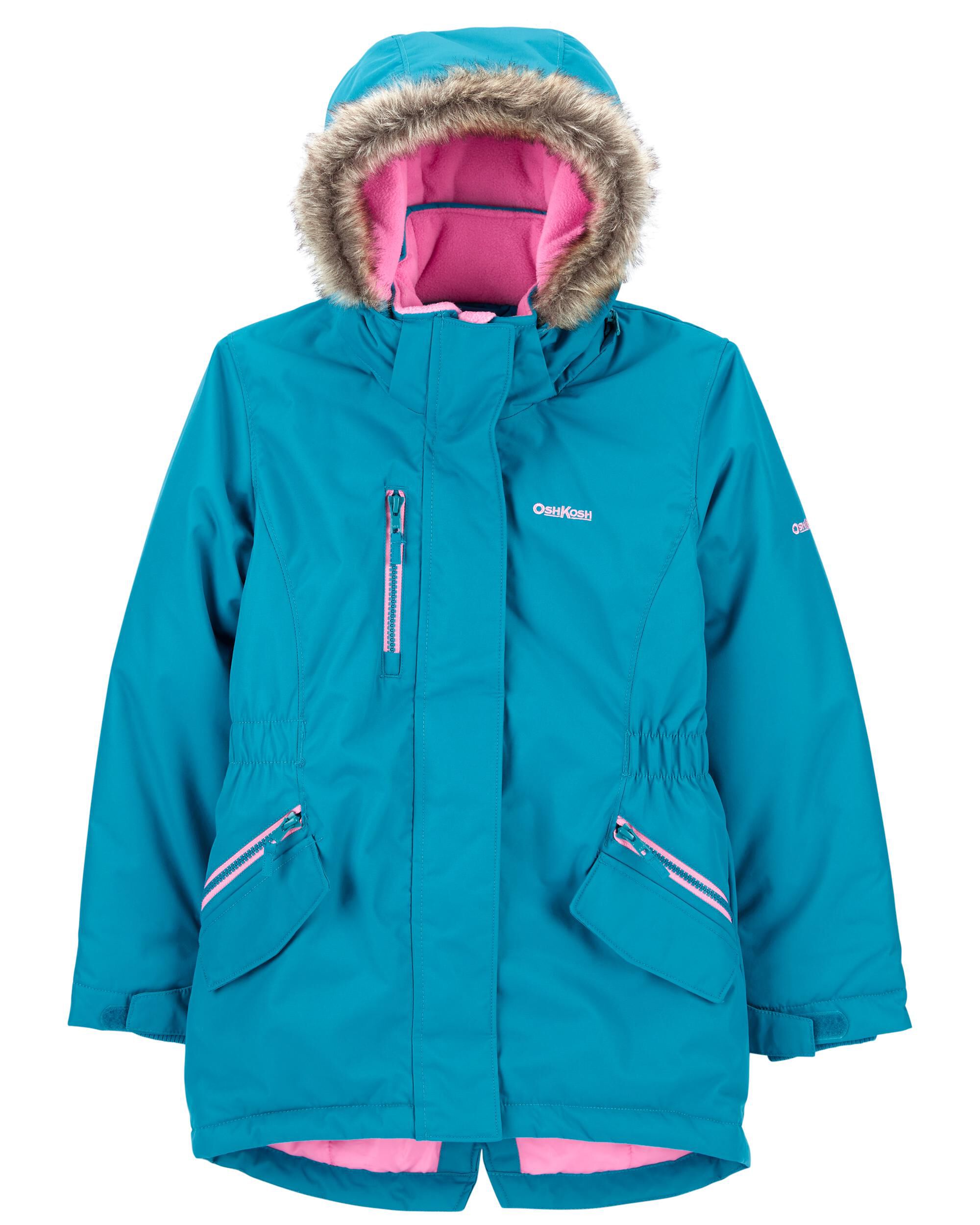 Girls blue parka deals