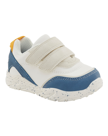  Every Step® First Walker Fashion Sneakers - White/Blue, 