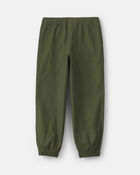 Boys Twill Joggers - Olive Green, image 2 of 5 slides