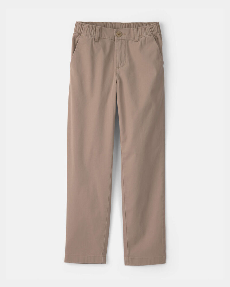 Filles - Pantalon d&rsquo;uniforme &eacute;troit - Kaki, image 1 sur 3 diapositives