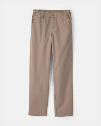 Filles - Pantalon d&rsquo;uniforme &eacute;troit - Kaki, 