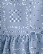 Tout-petit fille - Maillot de bain 1 pi&egrave;ce bandana pour fille - Bleu, image 3 sur 3 diapositives