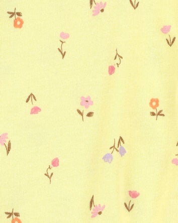 Baby 3-Piece Floral Outfit Set - Yellow/Chambray, 